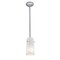 Access Lighting Glassn Glass Cylinder, Pendant, Brushed Steel Finish, Clear Opal Glass 28033-1R-BS/CLOP - alternate 1